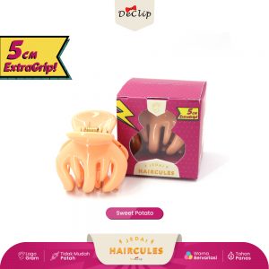 Jedai Haircules Declip Original Gigi 5 Ukuran 5cm Warna Sweet Potato