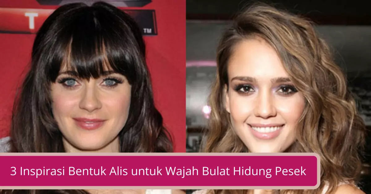 Gambar 3 Inspirasi Bentuk Alis untuk Wajah Bulat Hidung Pesek