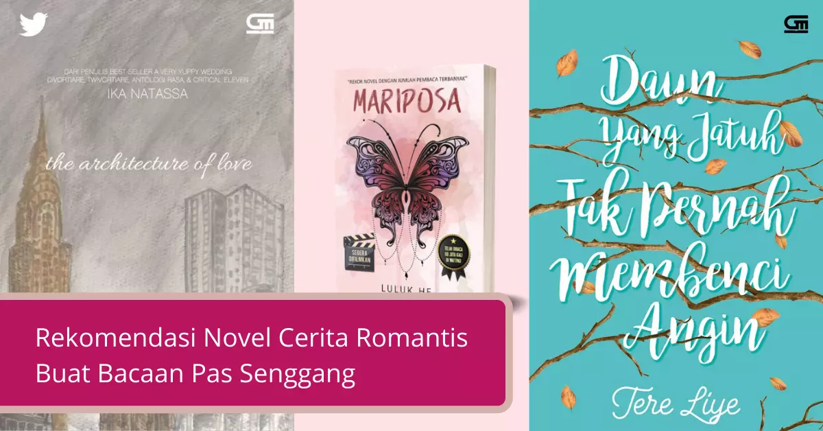 Rekomendasi Novel Cerita Romantis Buat Bacaan Pas Senggang Declip 