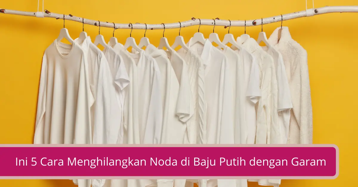 Gambar Ini 5 Cara Menghilangkan Noda di Baju Putih dengan Garam