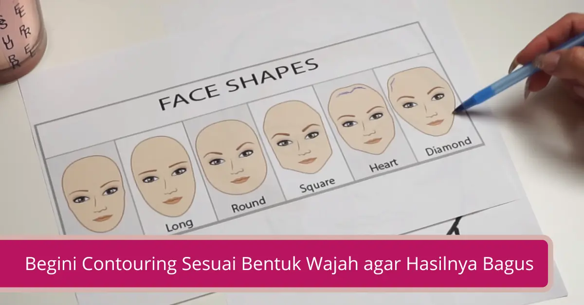 Gambar Begini Contouring Sesuai Bentuk Wajah agar Hasilnya Bagus