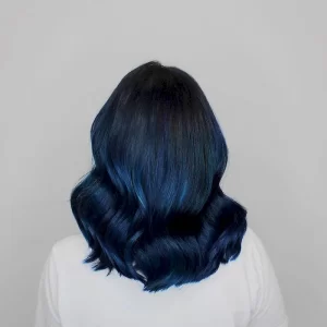 Blue With Dark Roots