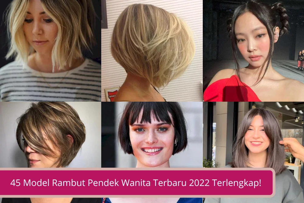 Gambar 45 Model Rambut Pendek Wanita Terbaru 2022 Terlengkap