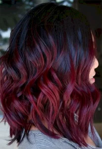 Ombre Burgundy