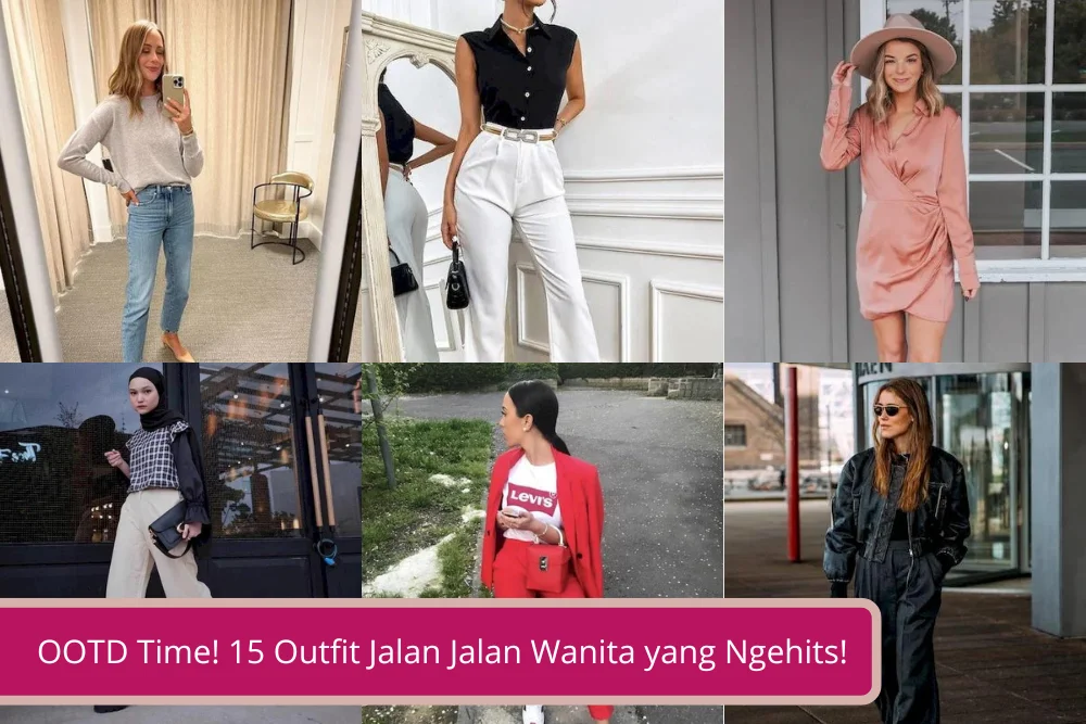 Gambar OOTD Time 15 Outfit Jalan Jalan Wanita yang Ngehits