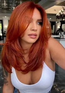 Rambut warna merah tembaga