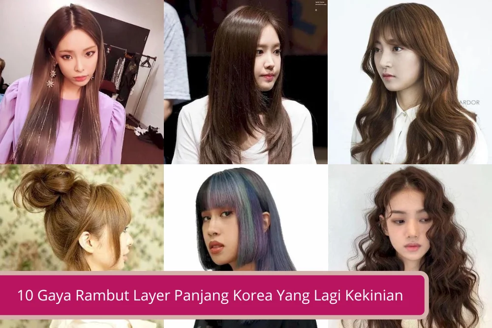 Gambar 10 Gaya Rambut Layer Panjang Korea Yang Lagi Kekinian Dijamin Makin Cantik