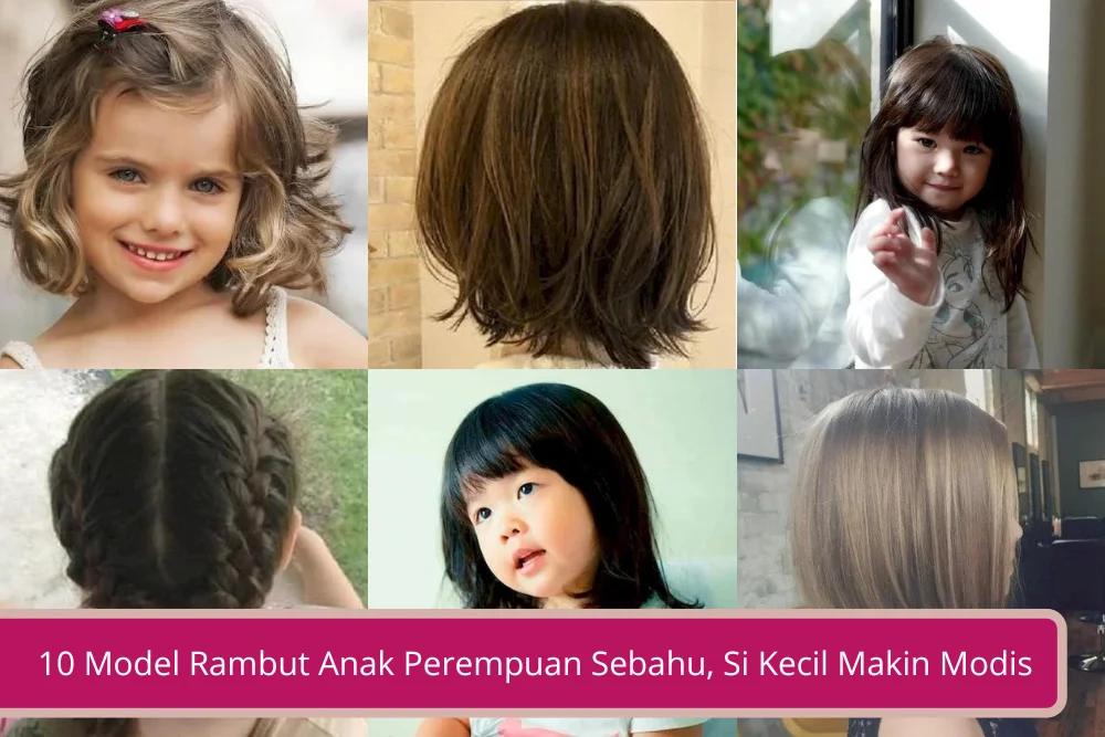 Gambar 10 Model Rambut Anak Perempuan Sebahu Si Kecil Makin Modis
