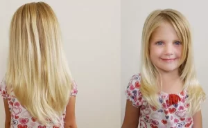 Layer V Cut Model Rambut Anak Perempuan Sebahu