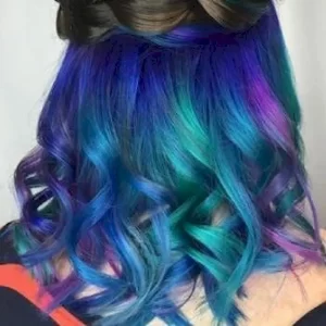 Mermaid hair Rekomendasi Warna Peek A Boo