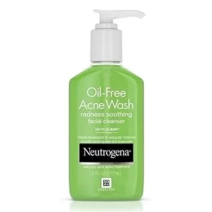 Neutrogena Oil Free Acne and Redness Facial Cleanser Facial wash yang mengandung Salicylic Acid