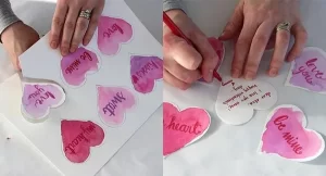 Kartu Valentine Love Notes