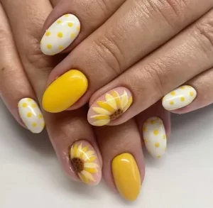 Sunflowers Nails