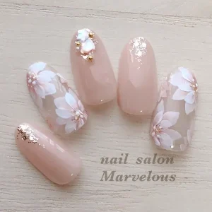Flowers Nails Japanese Nail Art