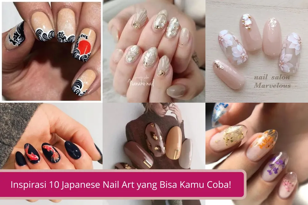 Gambar Inspirasi 10 Japanese Nail Art yang Bisa Kamu Coba