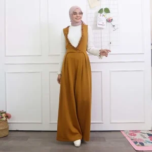 Jumpsuit Dress contoh model baju dress yang sopan untuk bulan ramadhan
