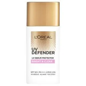 L’Oreal UV Defender UV Serum Protector Bright and Clear SPF 50+ PA++++ Skincare yang Mengandung Niacinamide