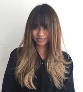 Layer with bangs