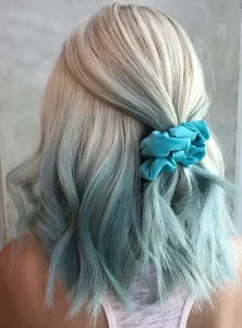 Teal Blue Reverse Ombre Reverse Ombre