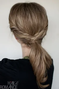 Twist ponytail