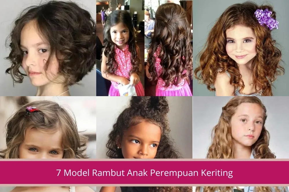 Gambar 7 Model Rambut Anak Perempuan Keriting yang Membuat Si Kecil Tambah Cantik