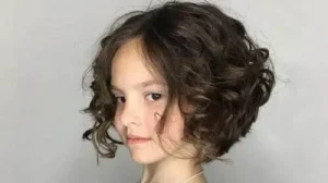 Model rambut asymmetrical model rambut anak perempuan keriting